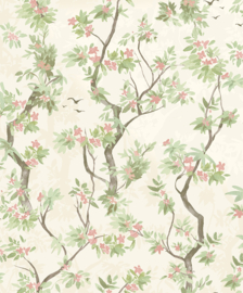 Dutch Wallcoverings Patagonia Behang 36221 Folia Cream Pink/Landelijk