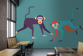 ASCreation Walls by Patel Fotobehang Monkey Business 1 DD113812 Dieren