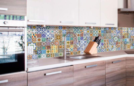 Dimex ZelfklevendeKeuken Achterwand KL-260-097 Portugal Tiles/Tegels