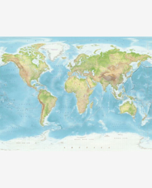 Eijffinger Wallpower Junior Fotobehang 364196 World Map/Wereldkaart
