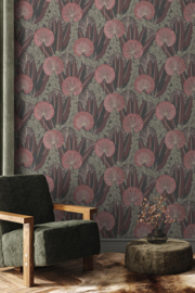 Dutch Wallcoverings Asperia Behang A54702 Bladeren/Natuurlijk