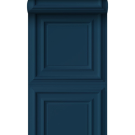 Origin 3D Reflections Behang 347812 3D Panelling Dark Blue