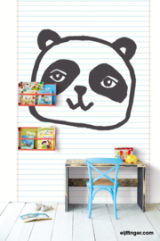 Eijffinger Wallpower  Junior Fotobehang 364104 Panda Notebook/Pandabeer