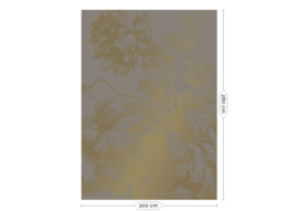 Dutch Wallcoverings Gold Collection Fotobehang MW-016 Engraved Flowers/Botanisch