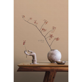 Esta Home Vintage Flowers Behang 139473 Linnenstructuur