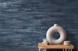 Dutch Wallcoverings Xanadu Behang 91572 Niebla Navy/Natuurlijk/Modern