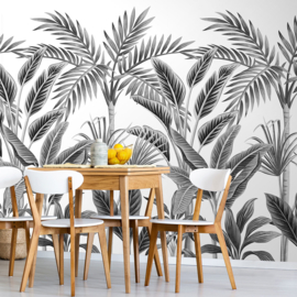 Dutch Wallcoverings One Roll One Motif Behang A40801 Tropical Forest/Bladeren