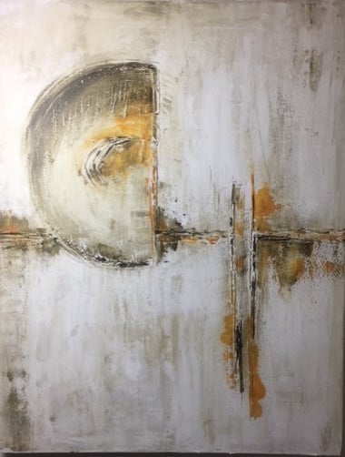 Verwonderend Schilderij 14 /Kunst/Acryl/Gesso/Modern/Vintage/Abstract/Circle QQ-77