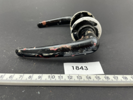 nr. 1843 originele bakelieten klink, rond rozet