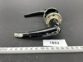 nr. 1853 originele bakelieten klink, rond rozet