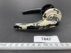 nr. 1847originele bakelieten klink, rond rozet