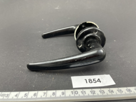 nr. 1854 originele bakelieten klink, rond rozet