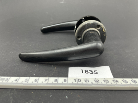 nr. 1835 originele bakelieten klink, rond rozet