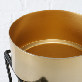 Plant houders- Goud - 2 set - 32/27cm.