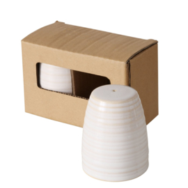 Peper en Zout - stel - 2 set - Huwelijk - Leuk Cadeau - Gezellig - 8,1xØ6.6cm.