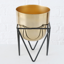 Plant houders- Goud - 2 set - 32/27cm.