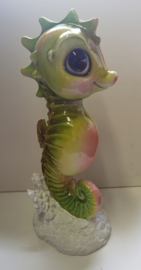 Zeepaard - Zeedier - XL - Groen - Keramiek - Funny -  21.5x17.5x48cm - Decoratie