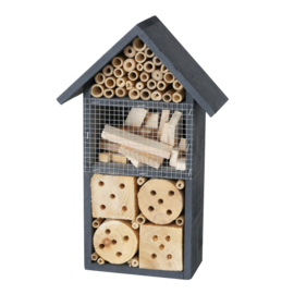 Insecten Hotel - 20x10x33cm - Hout - Zwart