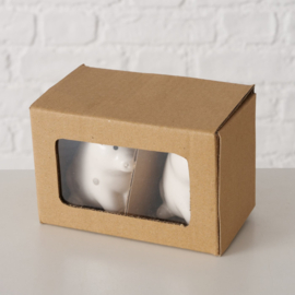 Peper en Zout - stel - 2 set - Biggetjes - Varken - Huwelijk - Leuk Cadeau - Gezellig - 7x6cm.