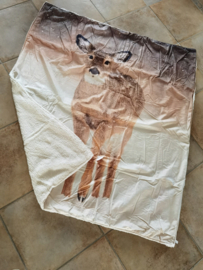 Fleece deken - Plaid - 140x160cm - Beige - Decoratie deken - Bruin - Warmte deken - Interieur - lekker zacht