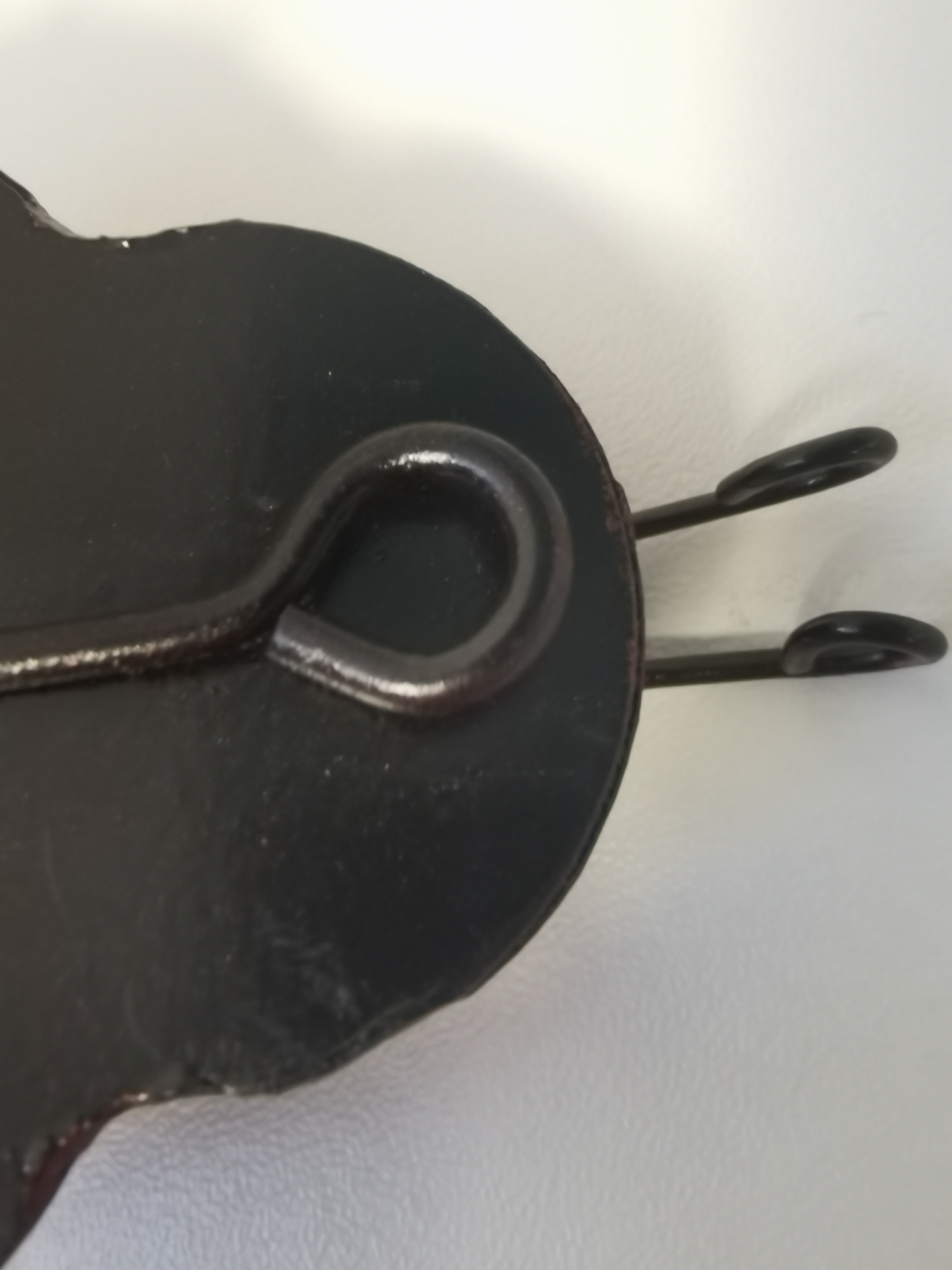 Lieveheerbeestje  - Decoratie - Metaal - Gezellig - incl. Haakje - Leuk voor de schutting - Afmetingen: 9x8.5x4,5cm-