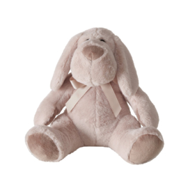 Hond - Knuffel - 30x28x30cm - Bruin - Pluche - Aaibaar