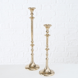 Kandelaar - 2 set - Goud - 50cm - 39cm - Klassiek