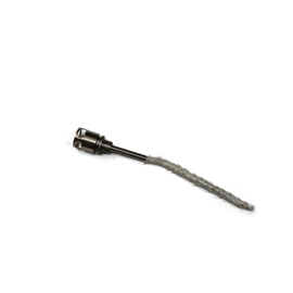 Peri Living - Lont + Lont Houder - Brander - RVS - Wickholder chrome - Olielamp Onderdeel - 1 stuk - glasvezel