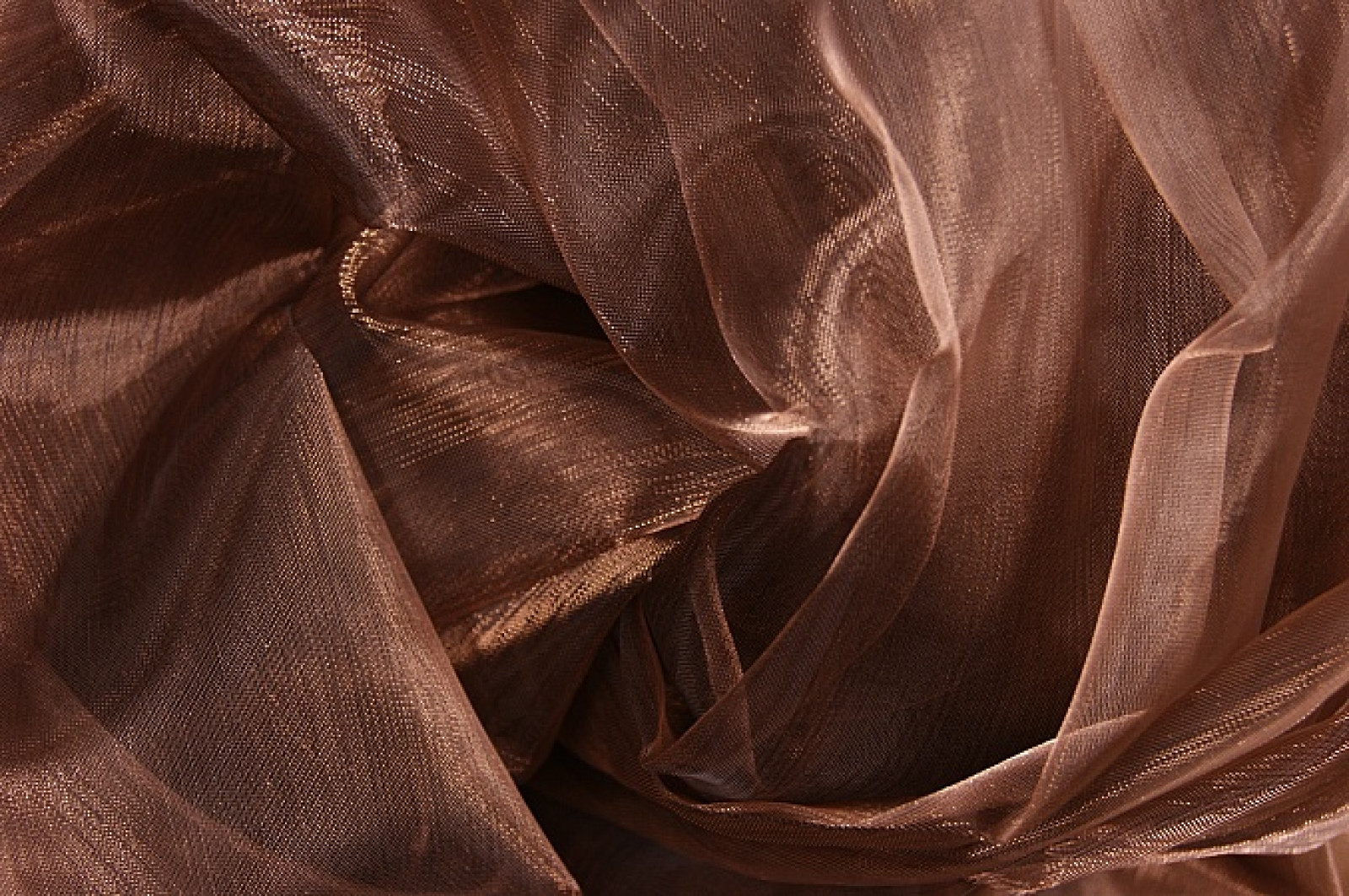 Decoratie doek - Decoratie stof - 3x1.5meter - Bruin - Glans - 100% Polyester - Recycling