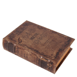 Boek - Decoratie - Opbergkistje - 27x19x6.5 cm