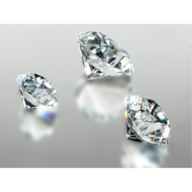 Diamant - 3 set -  Kegel -  Ø4-5-6cm - kristal - Decoratie