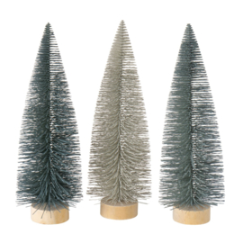 Boltze - Kerstboom - 3 set - Modern - 41xØ14cm - Hout