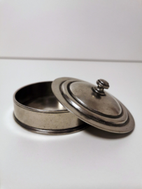 Opberg doos - Kurz Edeltin - met deksel - Rond - 9.5cm.