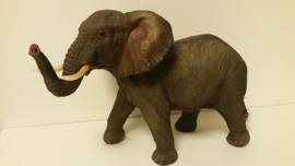 Olifant - Polyresin - Bruin - 32cm - Beeld - Decoratie