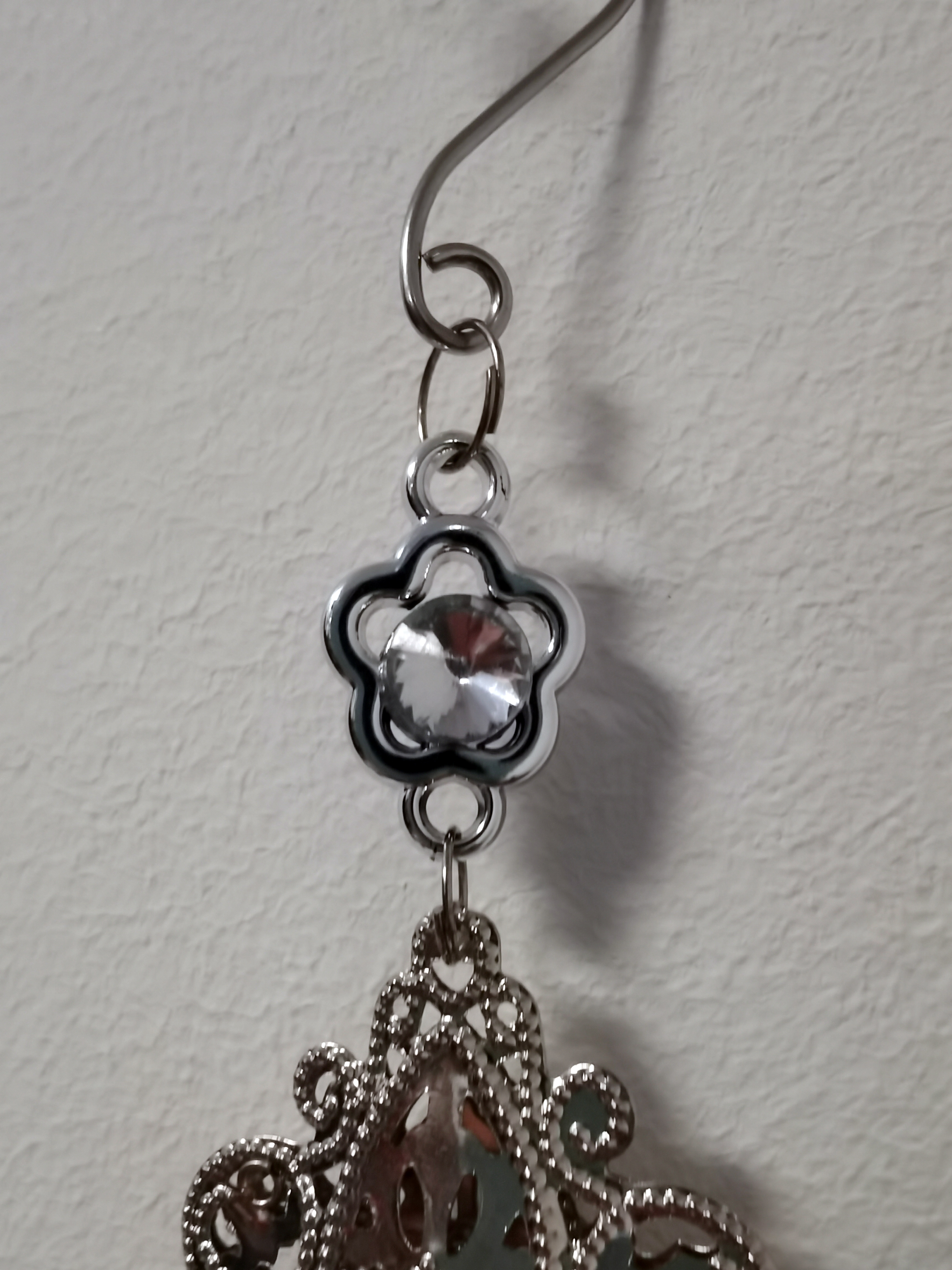 Decoratie - Hanger - Ibiza - Ster - Oud Zilver - Sfeervol - Lengte 35cm - Breed 10cm - Hand gemaakt.