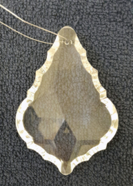 Hanger - Decoratie - Hard Glas - Incl. Staaldraad - Sjiek in hanglamp. 7.5x5.5x3cm