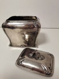 Opberg doos - Kurz Edeltin - met deksel - 14x 18cm.