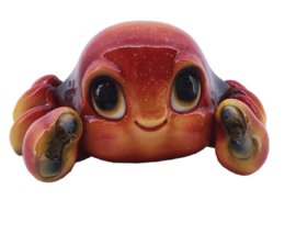 Krab - Zeedier - Rood - XL - Keramiek - Funny - 29.5x22.5x14cm - Decoratie -1.2 kilogram