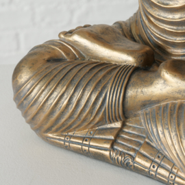 Buddha - Bruin/goud - 39cm - Boeddha