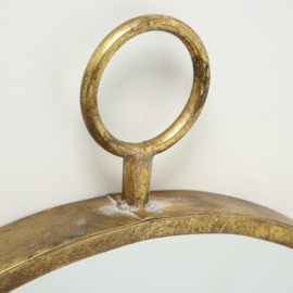 Spiegel - Industrieel - Rond - 66cm - Goud