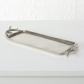 Schaal -  Aluminium - Dikte 5cm - Zilver -60x21cm - Gewei