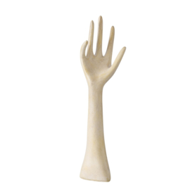 Juwelen standaard - Hand voor Sieraden - Juweel boom - Hand - Polyresin - 31 cm. - Beige