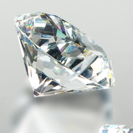 Diamant  - Ø 5cm - Glas - Decoratie