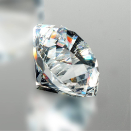 Diamant  - Ø 6cm - Glas - Decoratie