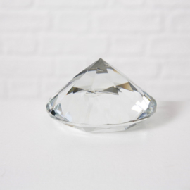 Diamant  - Ø 10cm - Glas - Decoratie