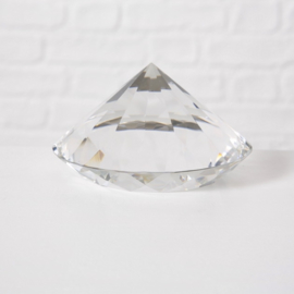 Diamant  - Ø 10cm - Glas - Decoratie