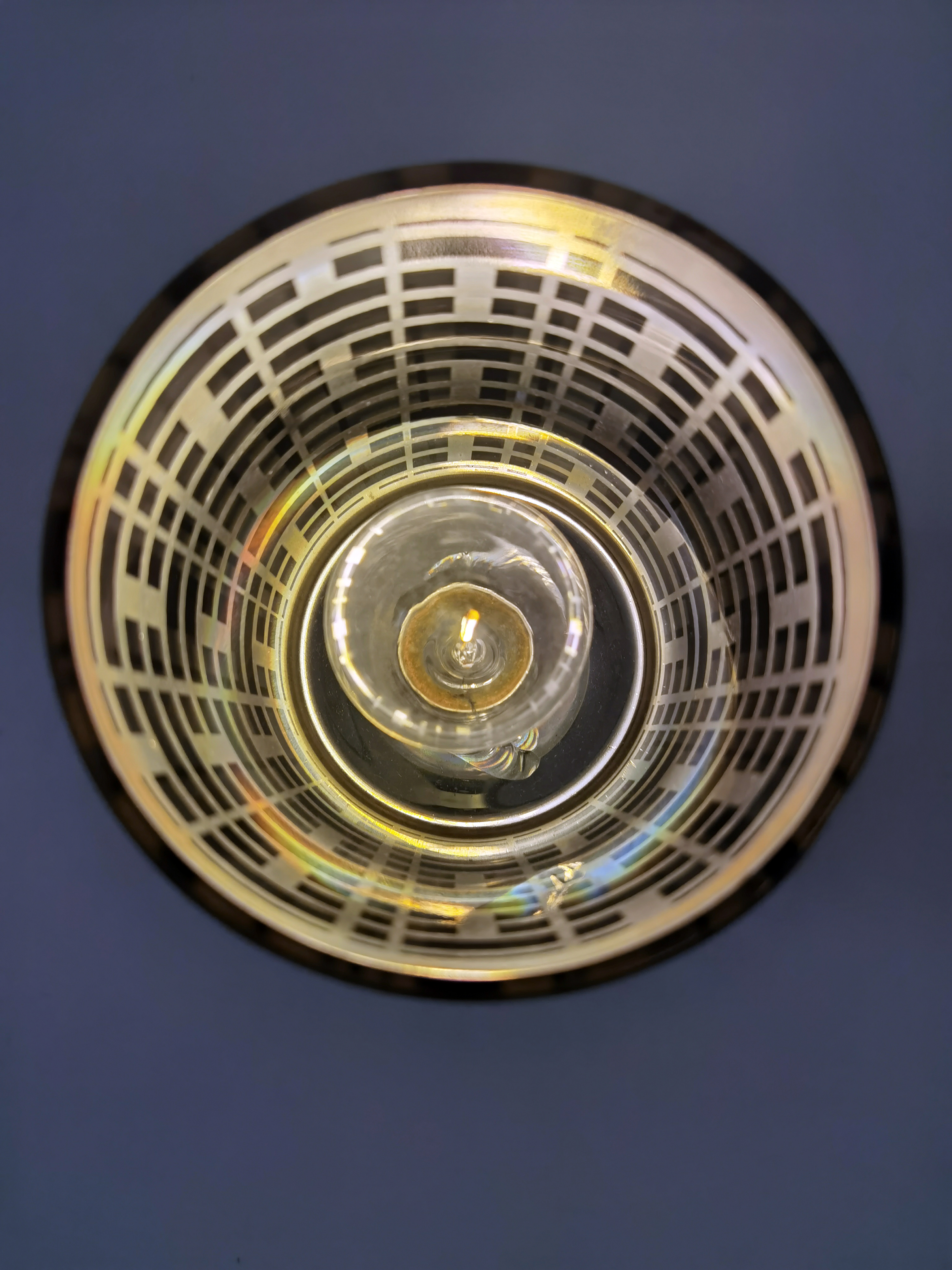 Windlicht - Led Lamp - Ø 10cm - Dik Glas - Hoogte:14.5cm - zwart - Mat glas - Modern