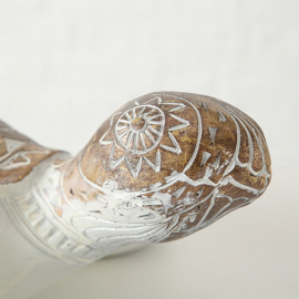 Schildpad- Polyserin- Goud - 42cm - Beeld - Decoratief - XL
