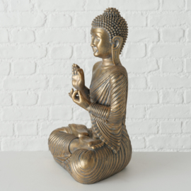 Buddha - Bruin/goud - 39cm - Boeddha