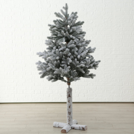 Boltze - Kerstboom - Kunststof - 180xØ80cm - Sneeuw - Hout